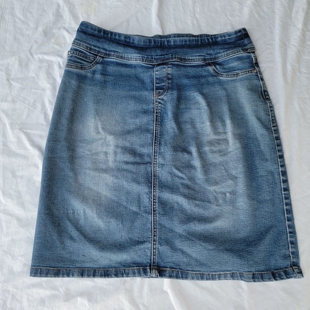 Main Street Exchange Denim Skirt